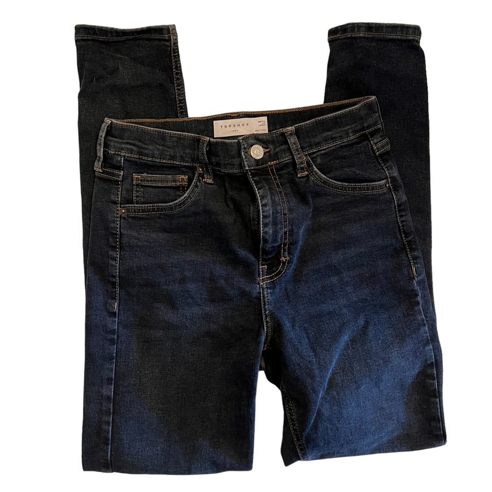 Topshop Jaime Women’s Size 28 Jeans Dark Blue Wash Excellent Condition